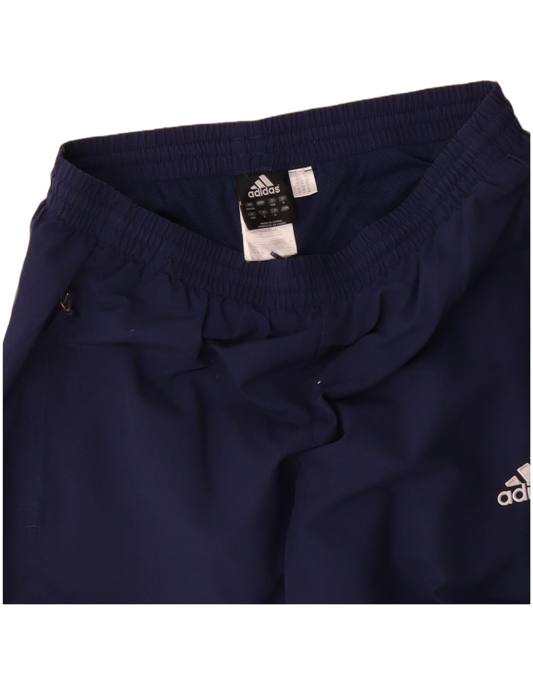 Pantaloni de trening ADIDAS pentru bărbați UK 38/40 Poliester mediu albastru bleumarin