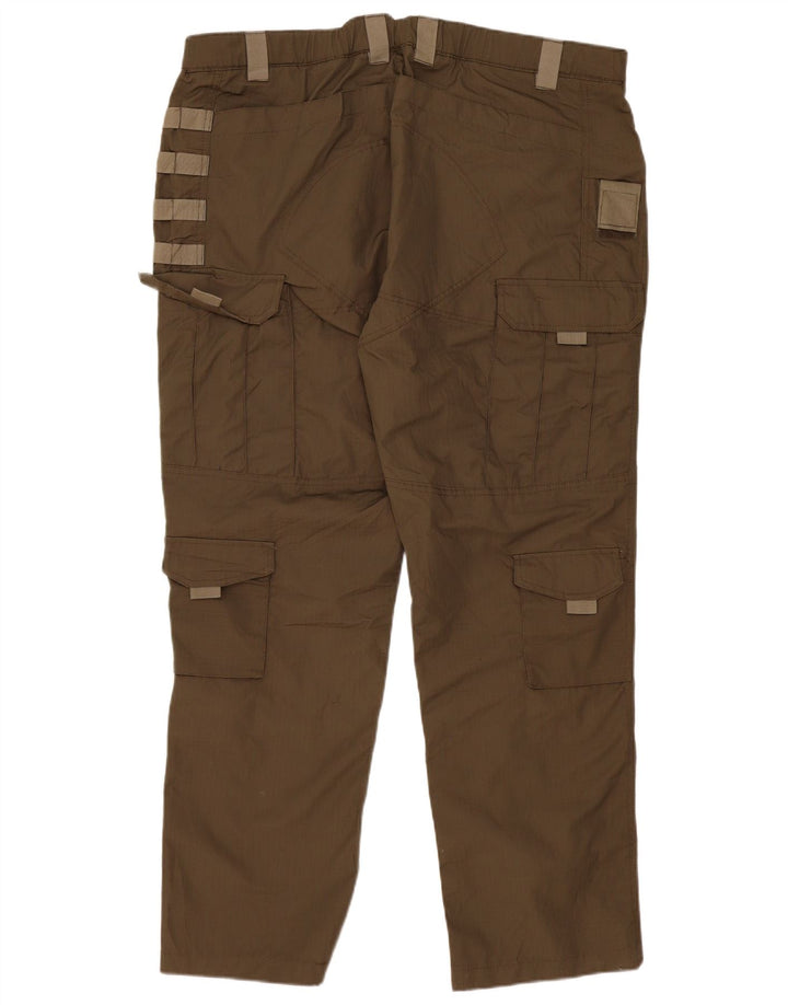 Pantaloni cargo subțiri pentru bărbați Free Soldier W42 L33 Kaki Poliester