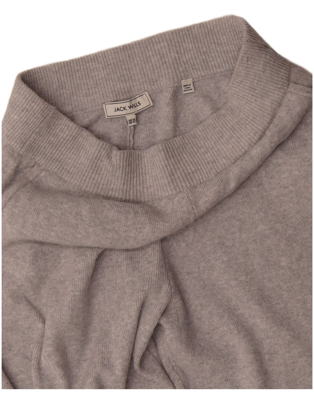 JACK WILLS Pantaloni de trening pentru femei Joggeri UK 16 Poliester mare gri