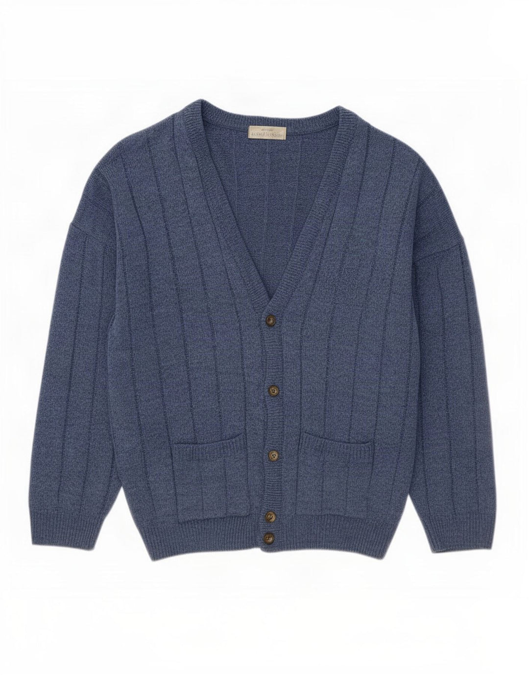 Cardigan St. Michael pentru bărbați Marks & Spencer, XL, acrilic, albastru bleumarin