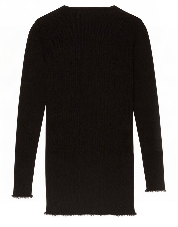 Top pentru femei Zara cu mânecă lungă UK 12 Medium Black Flecked