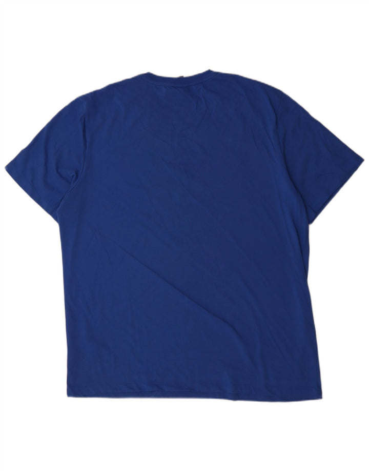 Tricou pentru bărbați Nike Dri Fit Top 2XL, bumbac albastru