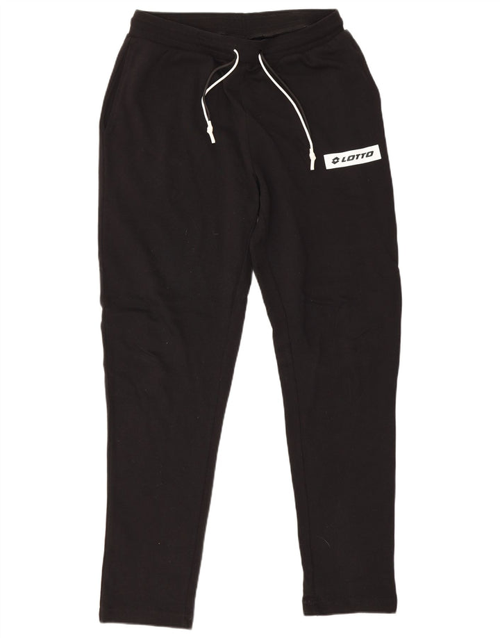 Pantaloni de trening Lotto pentru bărbați, mici, negri