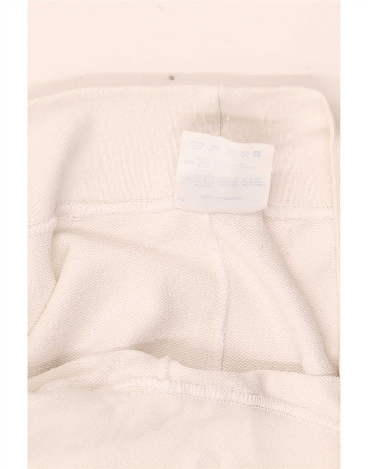 Pantaloni de trening Champion pentru femei UK 14 Medium White Bumbac