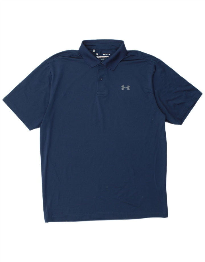 Cămașă polo pentru bărbați UNDER ARMOUR Heat Gear Poliester mediu bleumarin