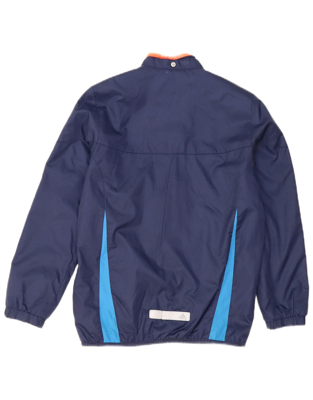 Jachetă de vânt pentru băieți Adidas 11-12 ani, albastru bleumarin, poliamidă color bloc