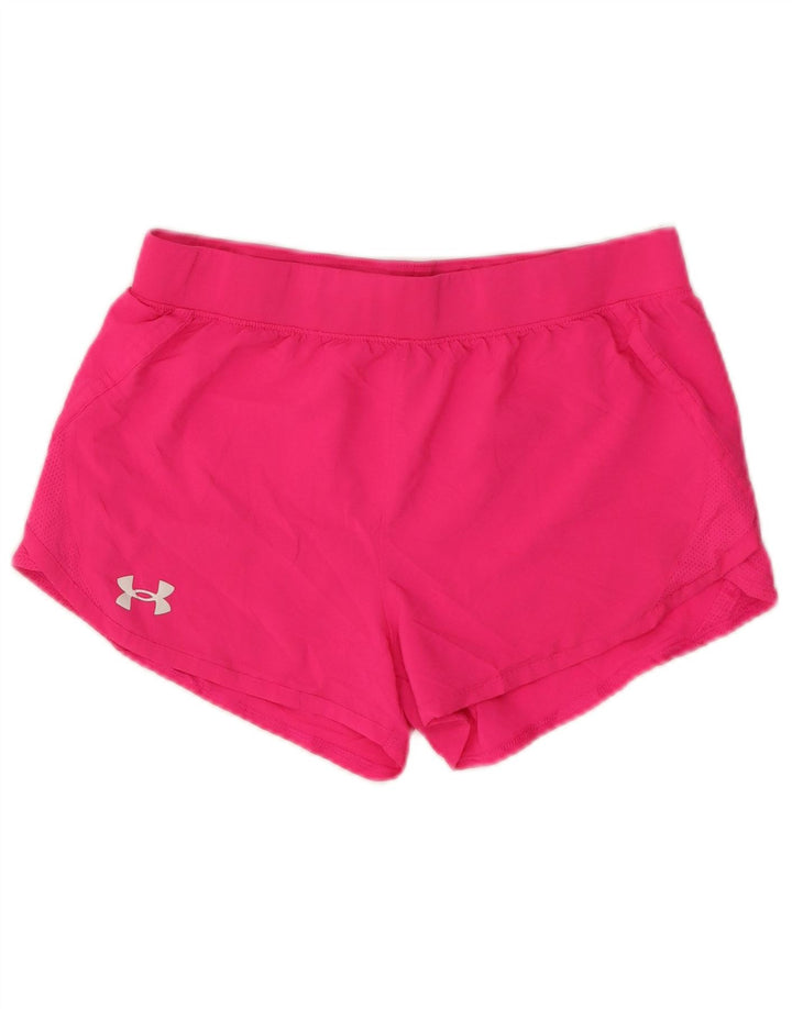 Pantaloni scurti sport pentru fete UNDER ARMOUR 11-12 ani poliester roz mare