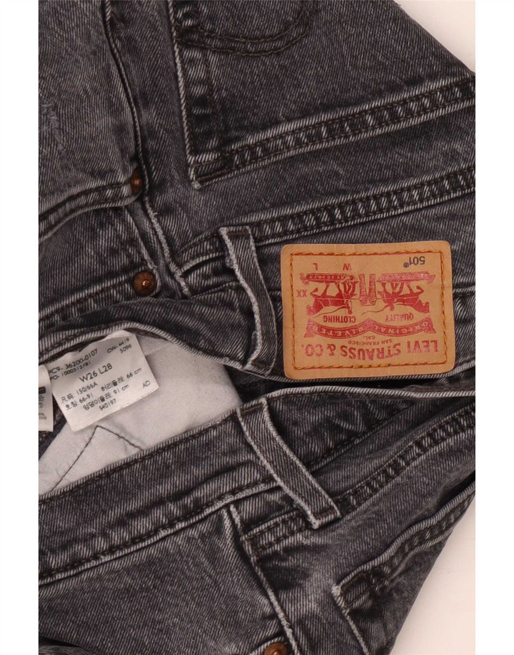 Blugi drepti 501 pentru femei Levi's W26 L28 gri