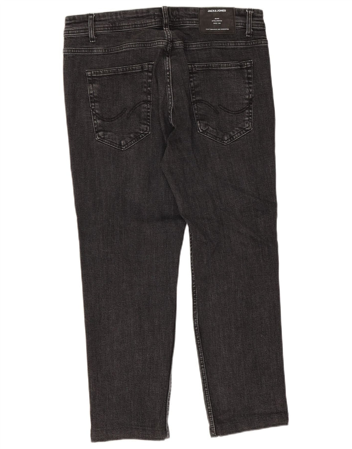 Blugi tăiați pentru bărbați Jack & Jones W34 L25 gri