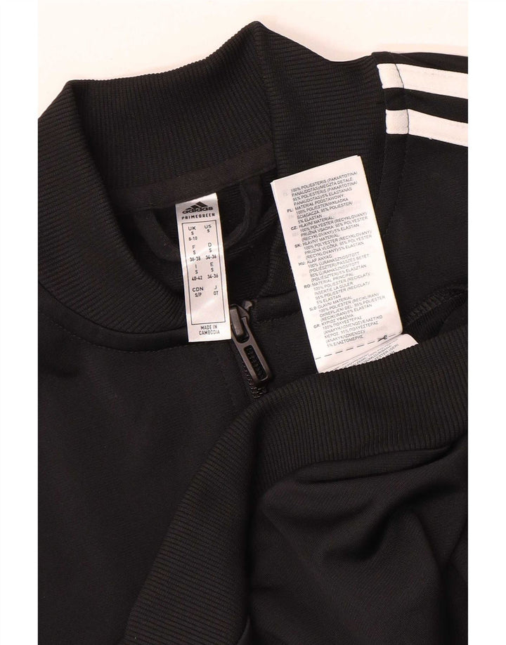 Jachetă de trening pentru femei Adidas UK 8/10 Poliester negru mic