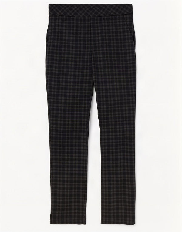 Pantaloni casual pentru femei Marks & Spencer UK 12 Medium W30 L29 Brown Check