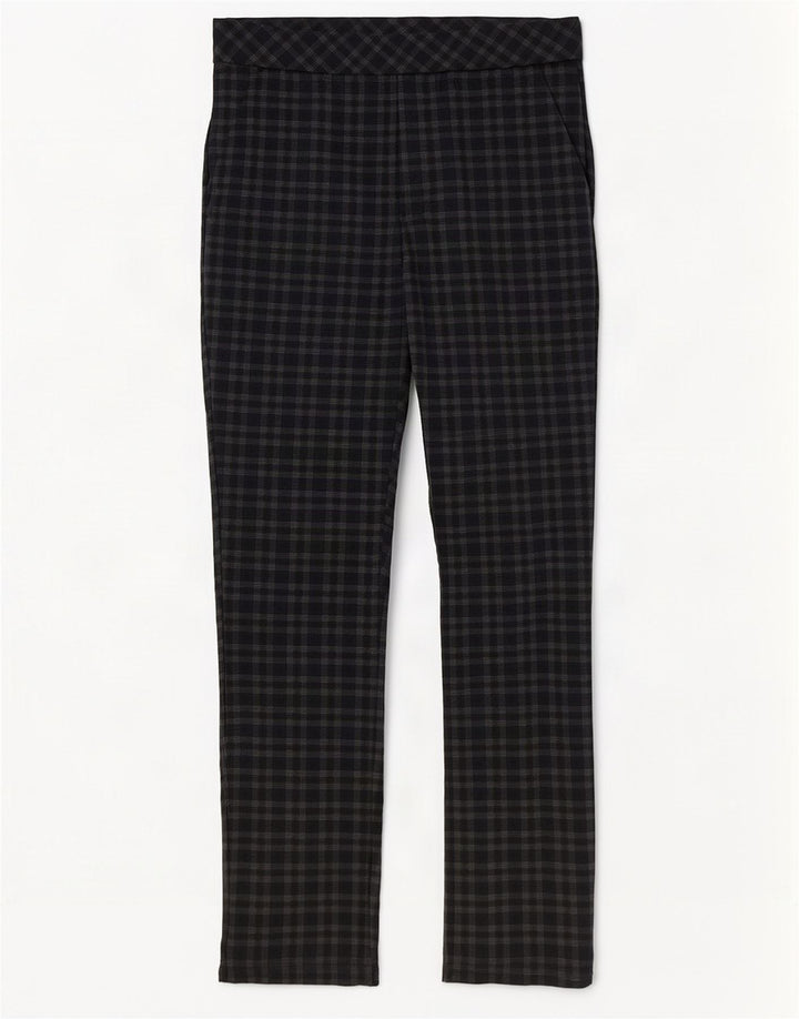 Pantaloni casual pentru femei Marks & Spencer UK 12 Medium W30 L29 Brown Check