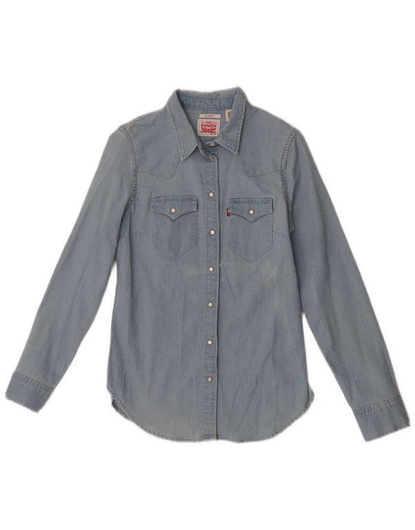 Cămașă Levi's Tailored Fit Denim UK 4 XS Bumbac albastru