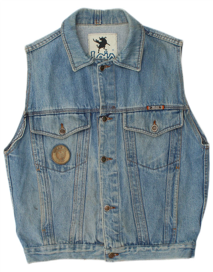 Gilet de blugi pentru bărbați Lois UK 38, bumbac albastru mediu