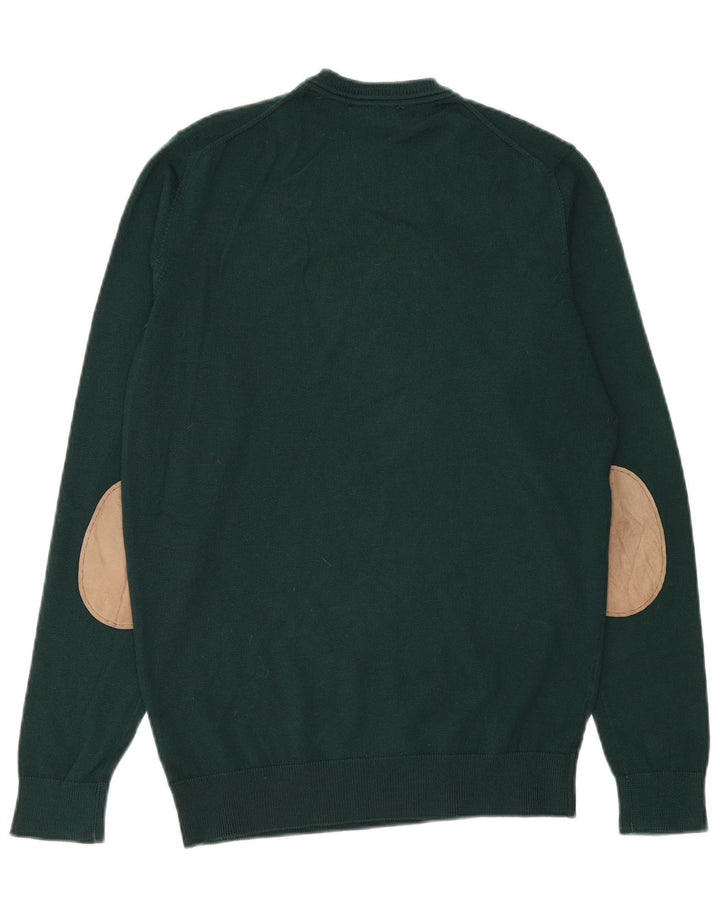 Pulover Lacoste pentru bărbați cu gâtul turnat, mărimea 4, lână verde medie