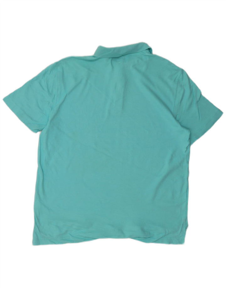 Tricou polo IZOD pentru bărbați, mare, albastru, bumbac