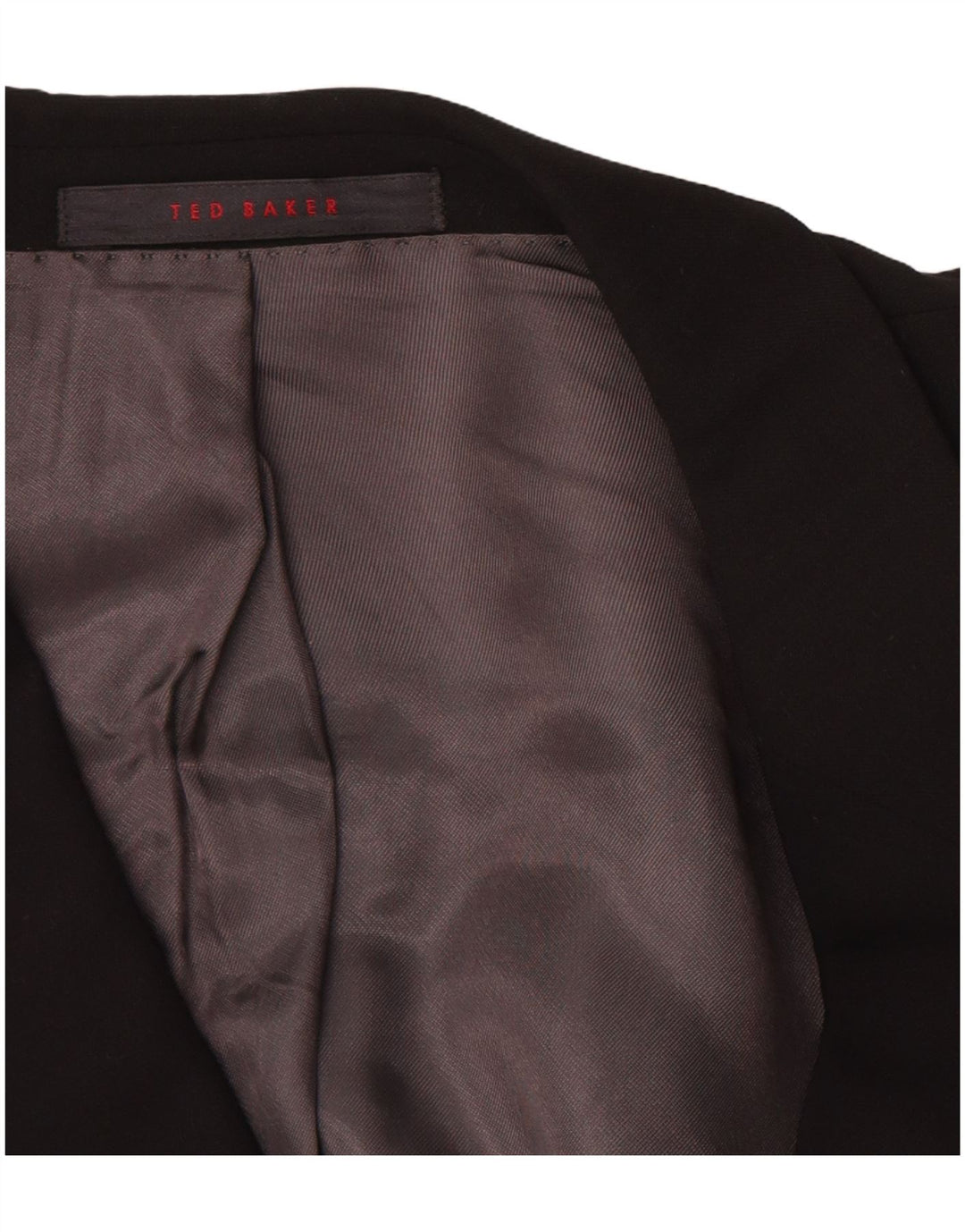 Jachetă Ted Baker pentru bărbați, cu 3 nasturi, US 42 XL, lână neagră