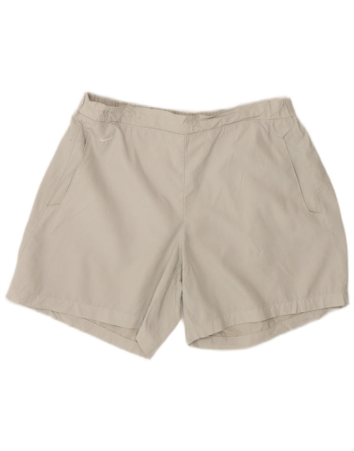 Pantaloni scurti sport Nike pentru femei Marea Britanie 8/10 Poliester mic gri