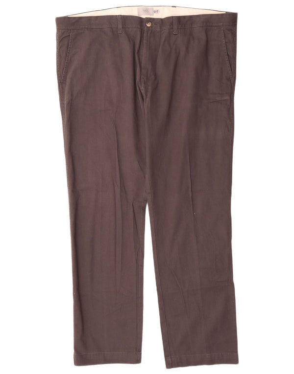 Pantaloni chino drepți pentru bărbați Marks & Spencer L44 L31 bumbac gri