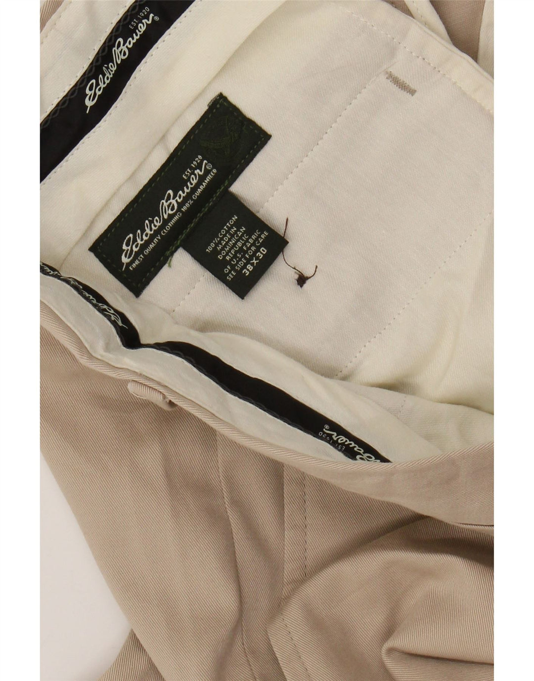 Pantaloni chino drepți pentru bărbați EDDIE BAUER L38 L30 bumbac bej