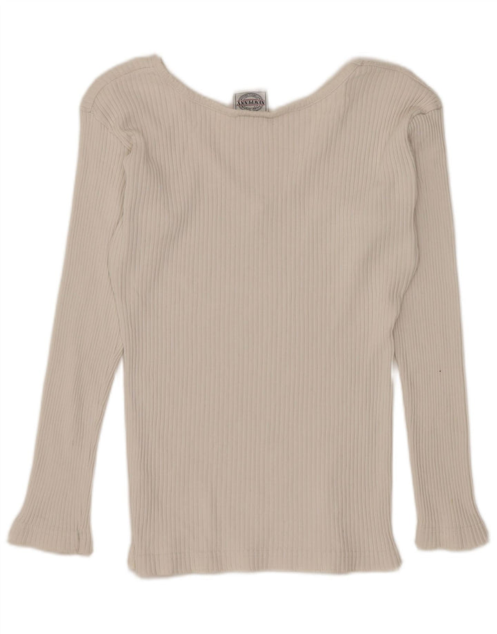 Newpenny Top pentru femei cu mânecă lungă UK 12 Medium White