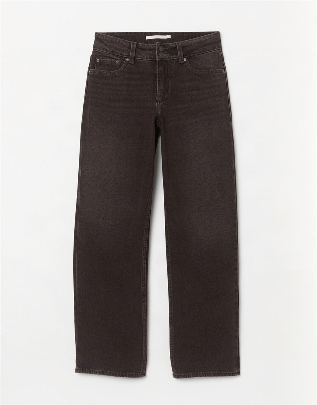 Blugi Levi's pentru femei cu picioare largi W24 L32 negri