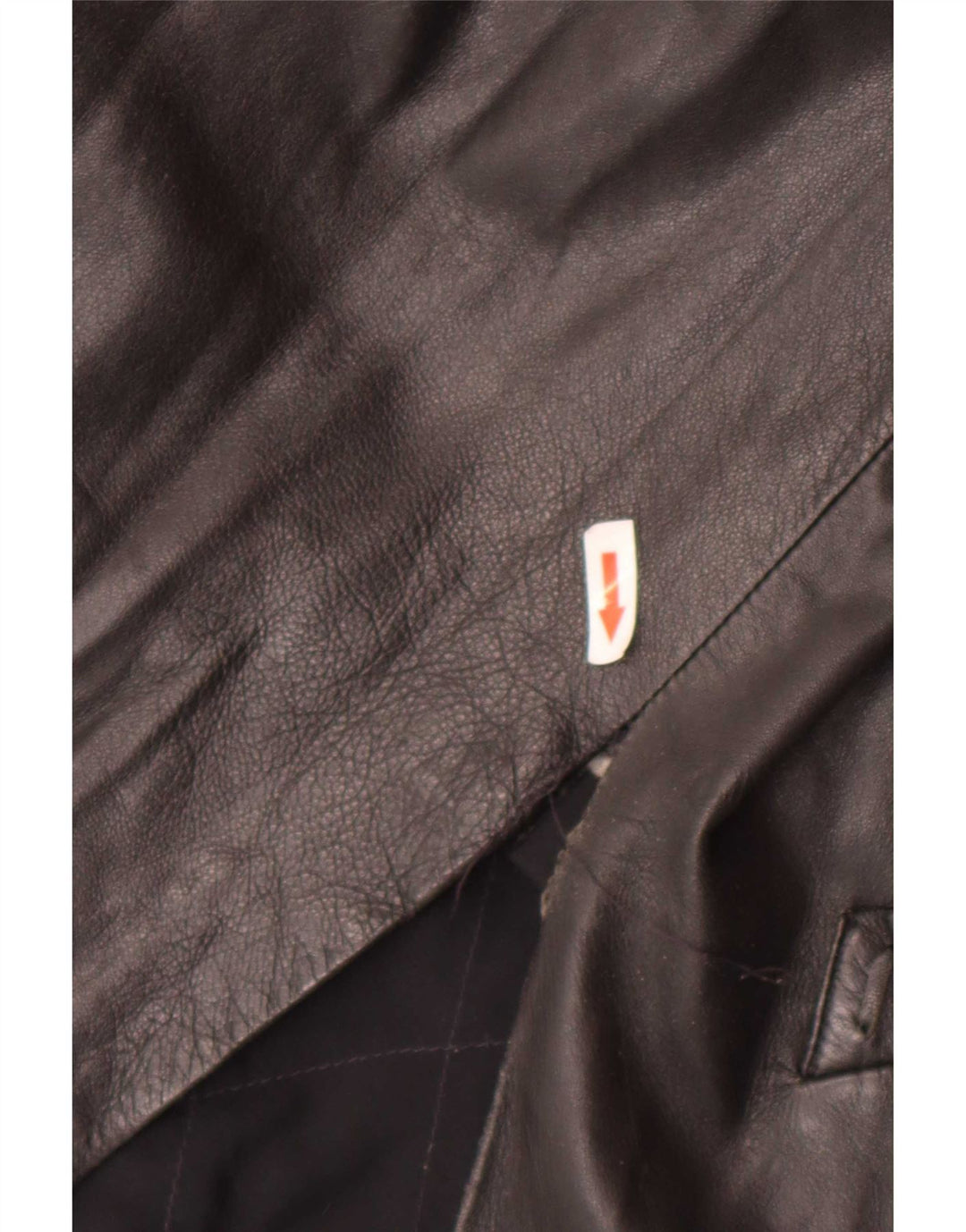 Conbipel Womens Leather Jacket IT 44 Medium Black