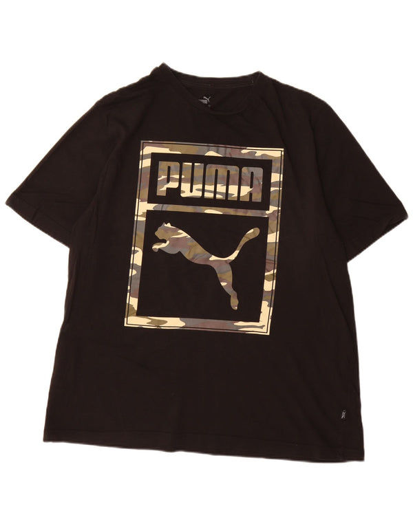 Tricou grafic Puma pentru bărbați Top XL bumbac negru