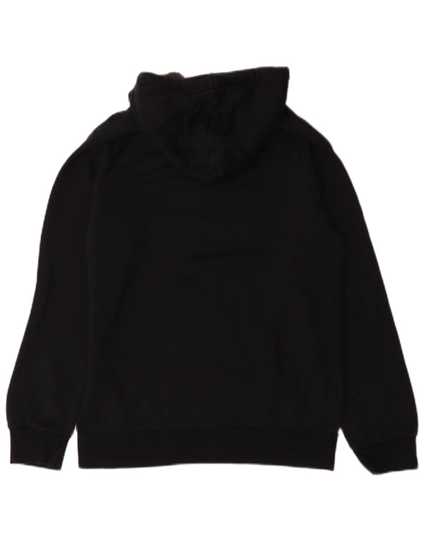 Adidas Mens Graphic Hoodie Jumper Medium Black Cotton