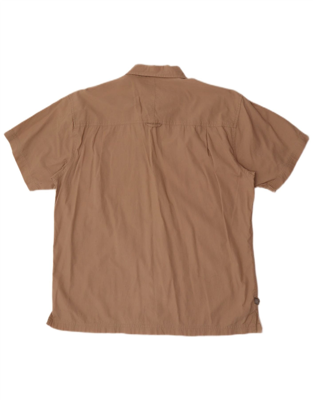 Cămașă cu mânecă scurtă pentru bărbați Mountain Warehouse, cu o formă regulată, mare, bej
