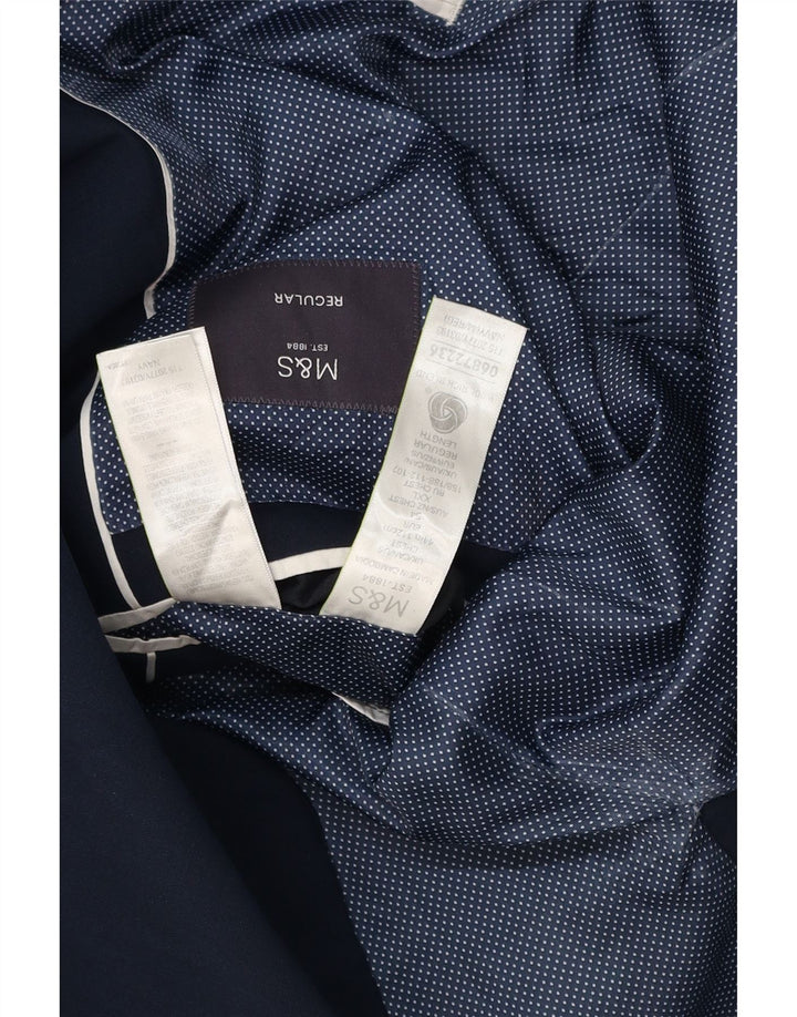 MARKS & SPENCER Jachetă pentru bărbați, cu 2 nasturi, cu ajustare normală, UK 44 XL, bleumarin