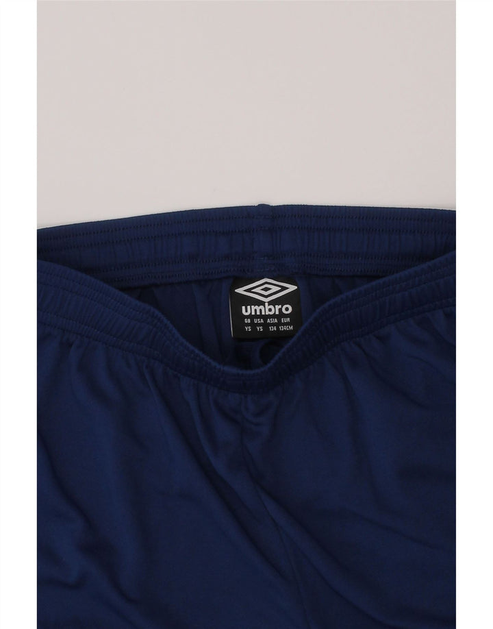Pantaloni scurti sport Umbro Băieți 7-8 ani Poliester bleumarin mic