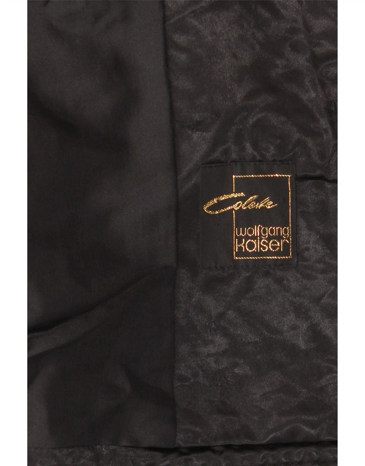Jachetă bomber pentru femei Colette Wolfgang Kaiser UK 10 Small Black Viscose