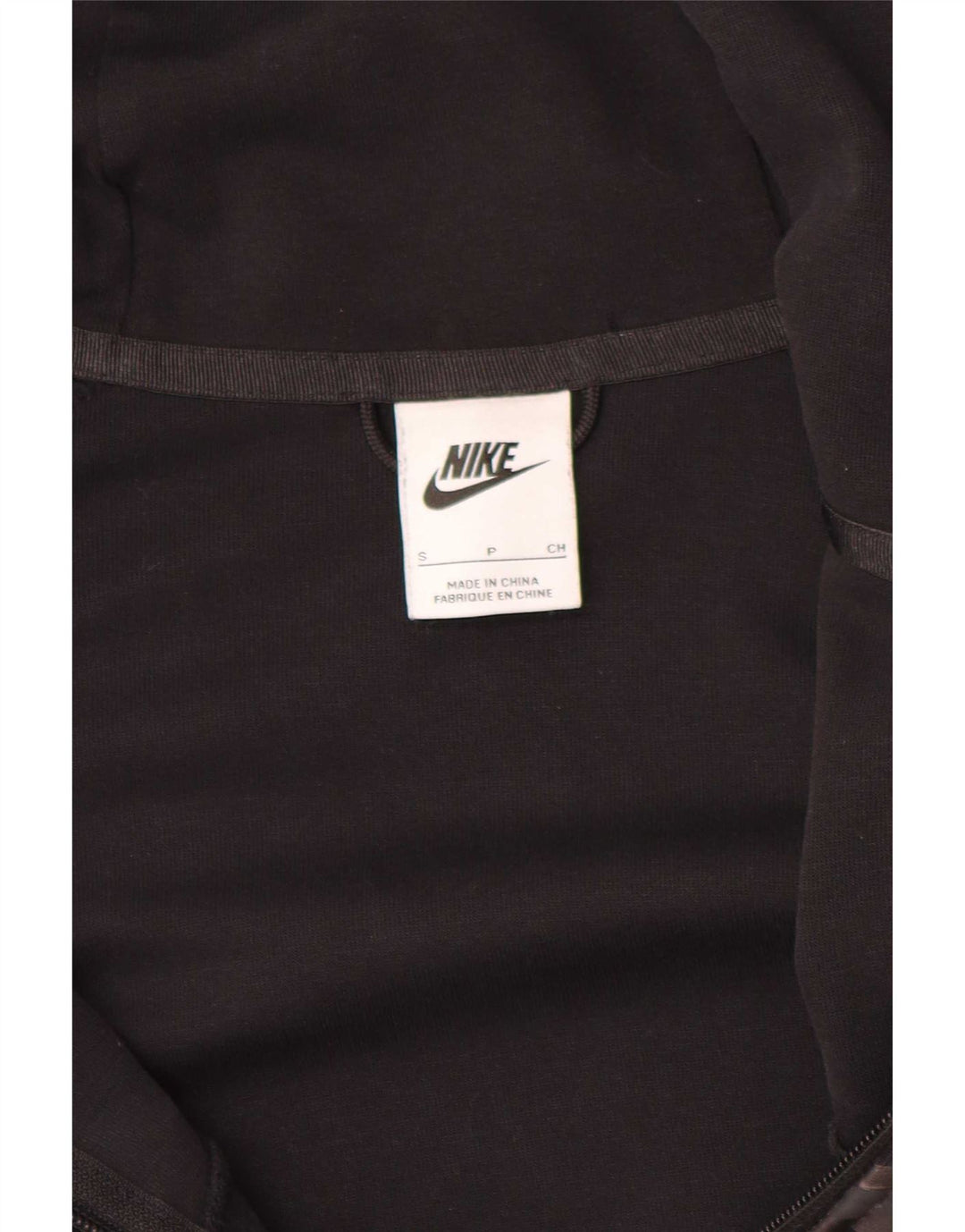 Pulover Nike pentru femei, supradimensionat, cu fermoar, UK 10, negru