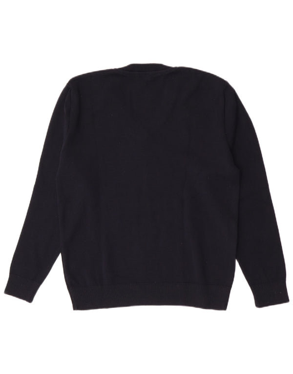Pulover Vintage pentru femei cu decolteu în V IT 42 Medium Bleumarin