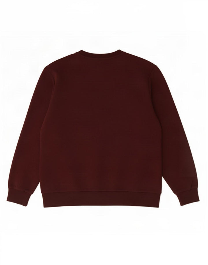 Pulover pentru bărbați Marks & Spencer, bumbac mediu burgundy
