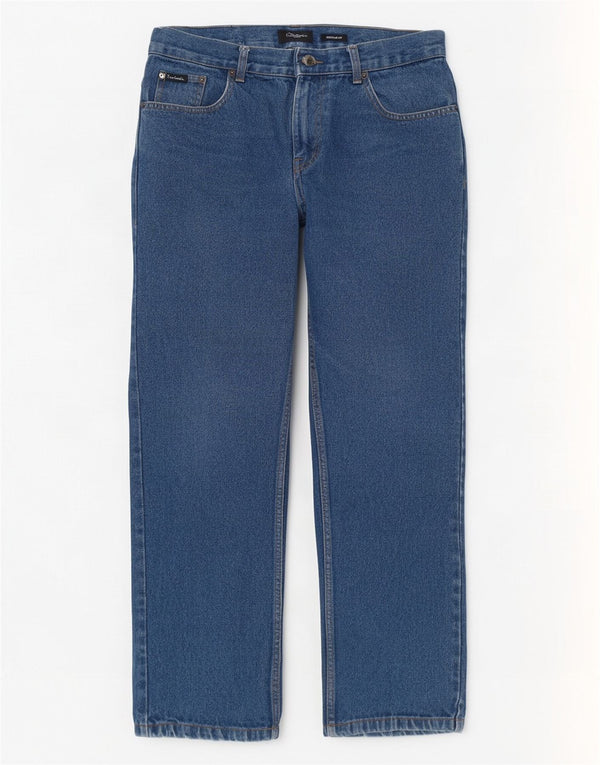Jeans drepte pentru bărbați Pierre Cardin, cu ajustare normală, L34 L29, bumbac albastru