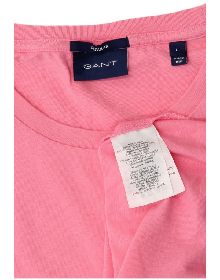 Gant Tricou obișnuit pentru bărbați Top mare din bumbac roz