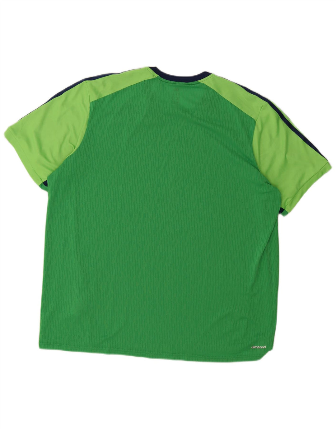Tricou Adidas Climacool pentru bărbați Top 2XL Verde Poliester Colorblock