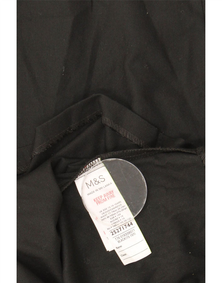 Fusta creion pentru fete Marks & Spencer 15-16 ani W29 poliester negru