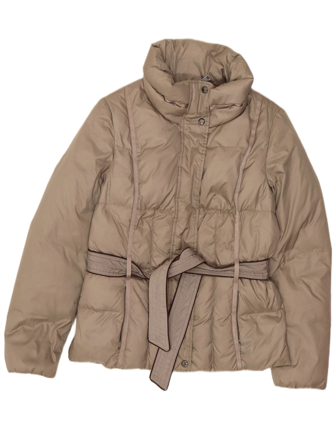 Jachetă căptușită supradimensionată pentru femei Geox Respira UK 10 Small Beige Poliester