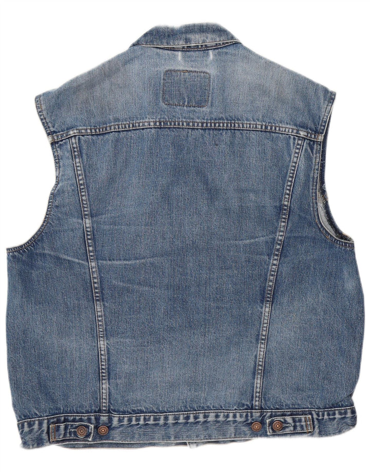 Gilet de blugi pentru bărbați Levi's UK 42 XL Albastru