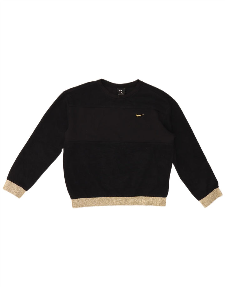 Pulover supradimensionat pentru femei Nike UK 6 XS Poliester color bloc negru