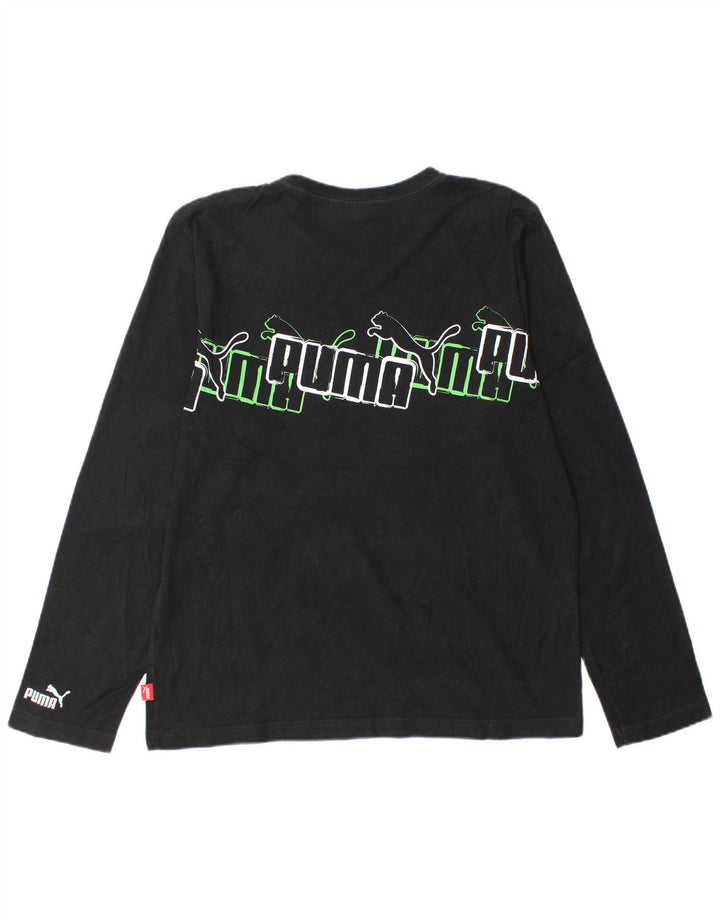 Tricou cu mânecă lungă Puma pentru bărbați, negru mediu