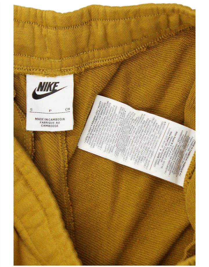 Pantaloni de trening pentru bărbați Nike Pantaloni de jogging Bumbac galben mic