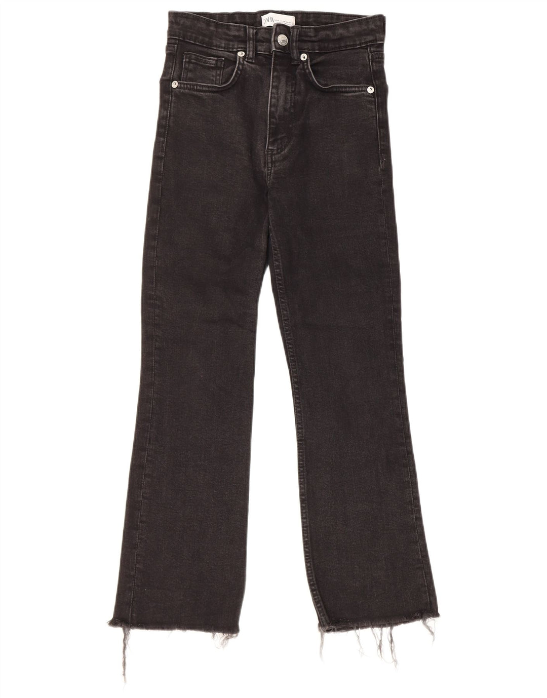 Blugi Zara Femei Bootcut EU 36 XS W26 L25 Negri