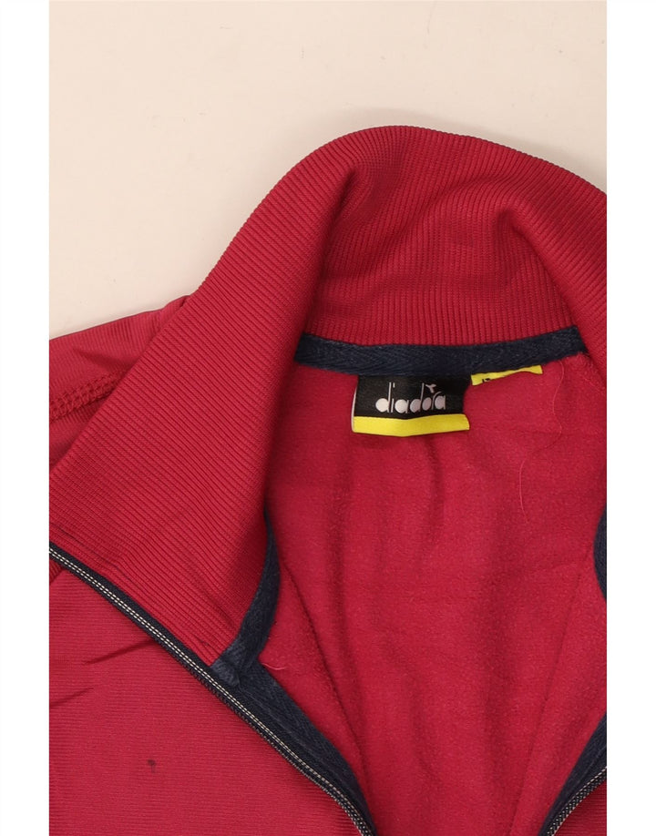 Jachetă de trening pentru femei DIADORA UK 10 Poliester roz mic