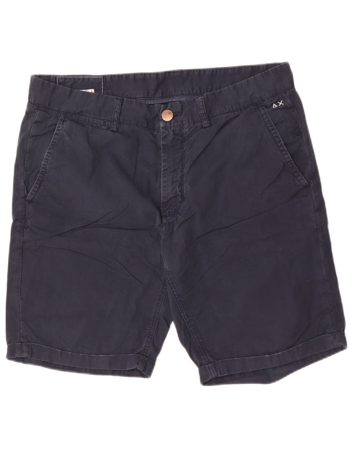 Sun68 Pantaloni scurți chino pentru bărbați W36 Large Bleumarin