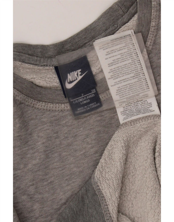Pulover Nike pentru bărbați, bumbac cu pete mici, gri