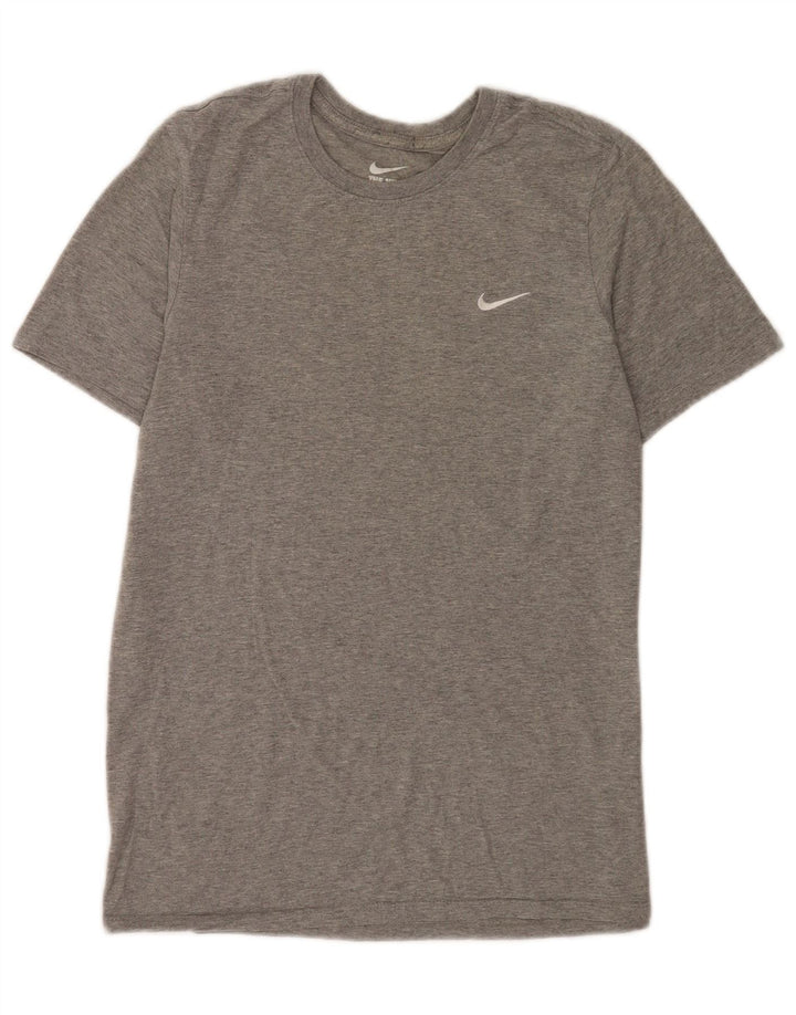 Tricou cu tăietură atletică Nike pentru bărbați Top mic, gri, pete